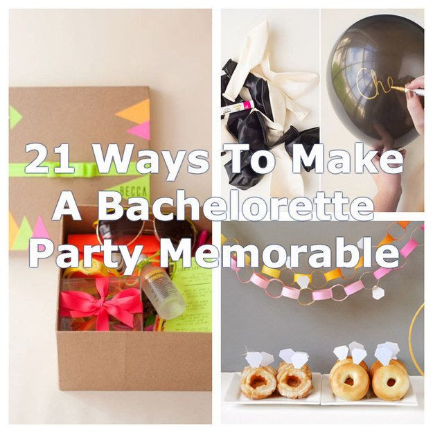 Bachelorette Party Ideas For Under 21 Bridesmaids
 21 Easy Ways To Make A Bachelorette Party Memorable