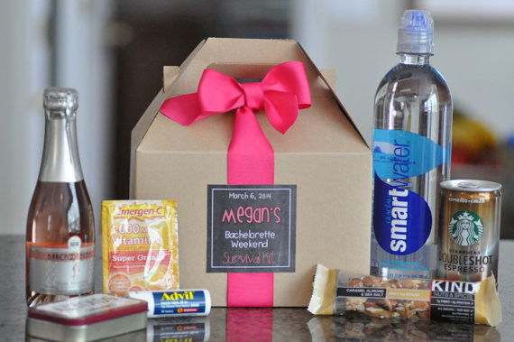Bachelorette Party Ideas For Under 21 Bridesmaids
 Putting To her a Bachelorette Hangover Kit TrueBlu