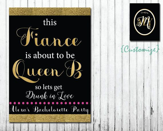 Bachelorette Party Ideas Virginia Beach
 Feyonce Beyoncé themed bachelorette party invitations