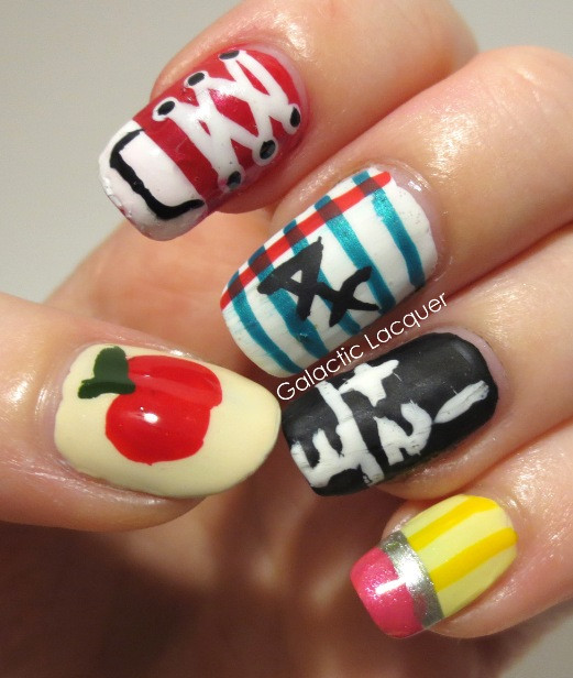 Back To School Nail Ideas
 10 Cute Back to School Nail Designs