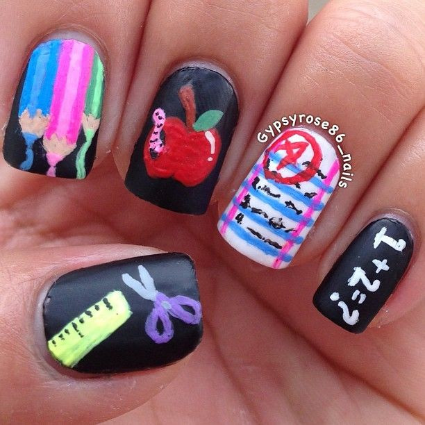 Back To School Nail Ideas
 Back To School Nail Art Ideas – Fashion Trend Seeker