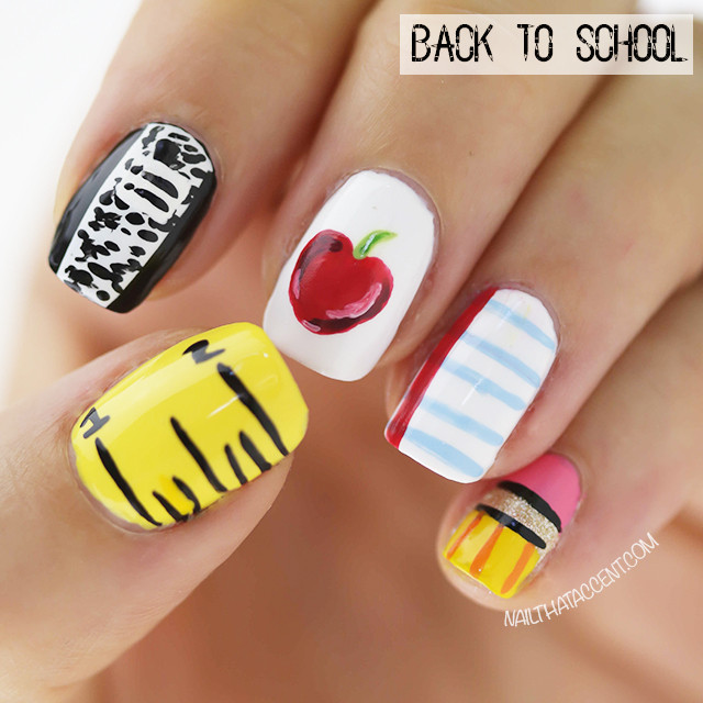 Back To School Nail Ideas
 Back to School Nails Nail That Accent