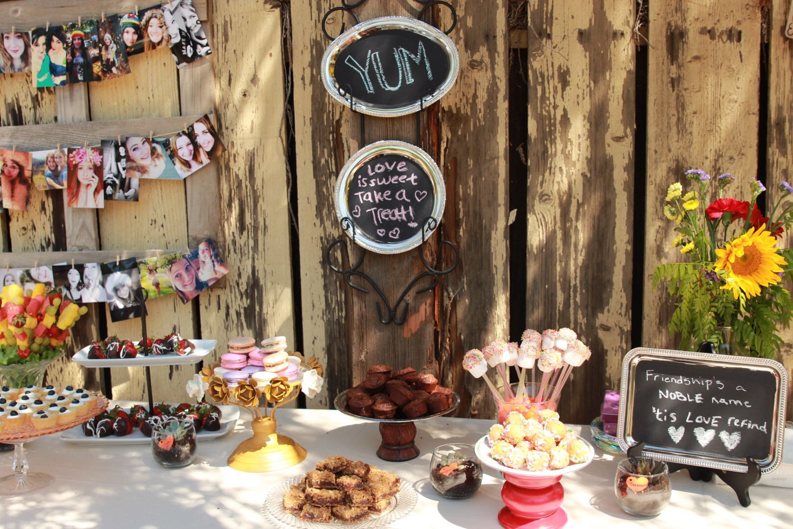 Backyard 16Th Birthday Party Ideas
 Perfect for a rustic and vintage sweet 16