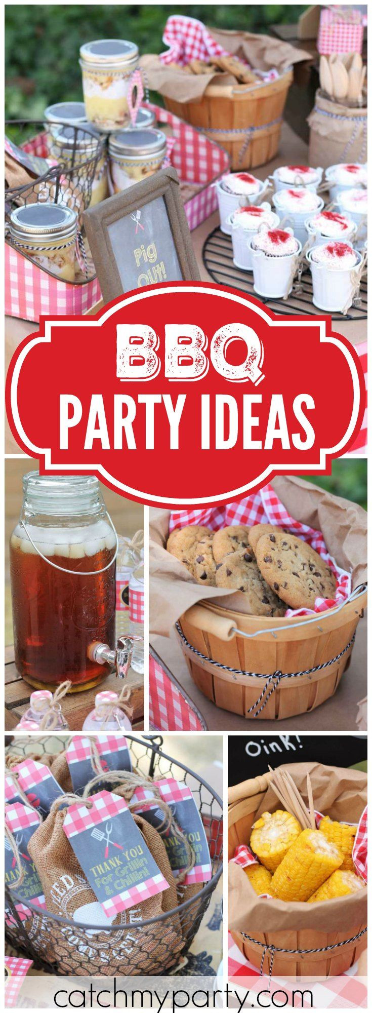 Backyard Bbq Birthday Party Ideas
 How great is this patriotic backyard summer BBQ party See