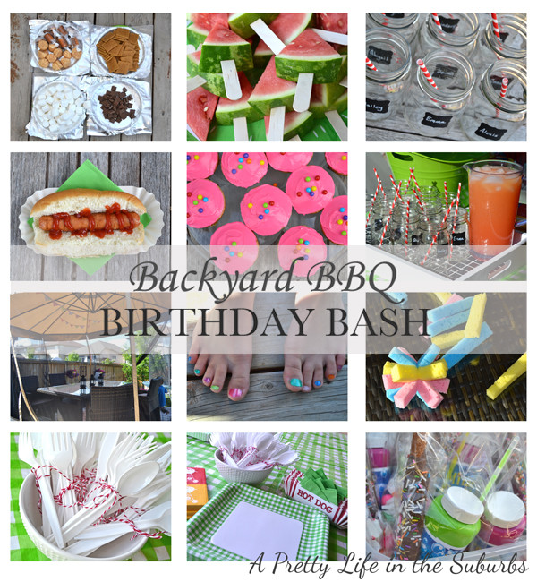 Backyard Bbq Birthday Party Ideas
 Backyard BBQ Birthday Bash A Pretty Life In The Suburbs