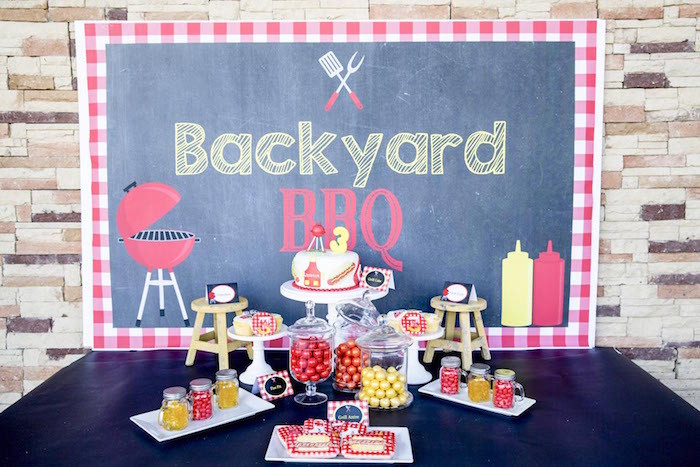 Backyard Bbq Birthday Party Ideas
 Kara s Party Ideas Backyard BBQ Birthday Party via Kara s