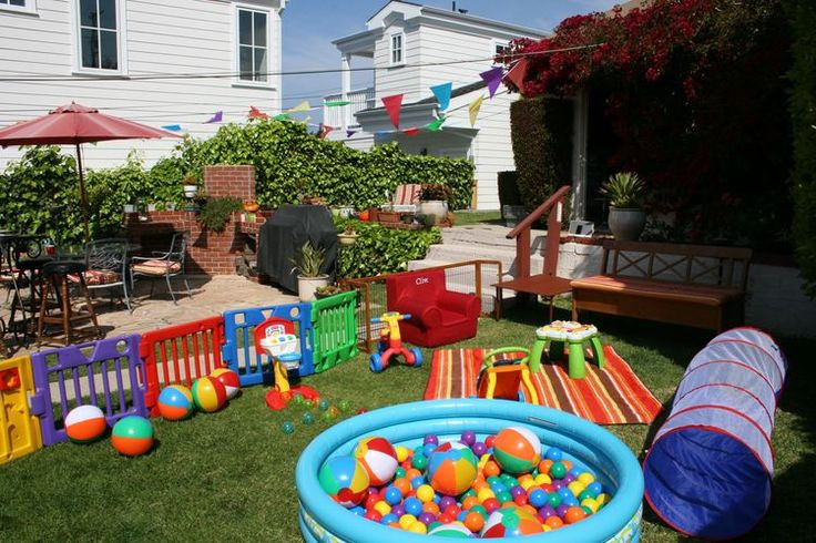 Backyard Birthday Party Ideas 4 Year Old
 Pin by Emily Fitzgerald on Logan s 1st bday party
