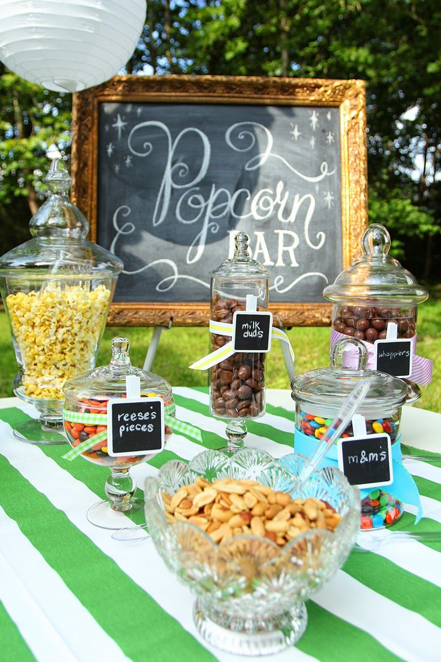 Backyard Birthday Party Ideas Sweet 16
 Sweet 16 Outdoor Movie Party
