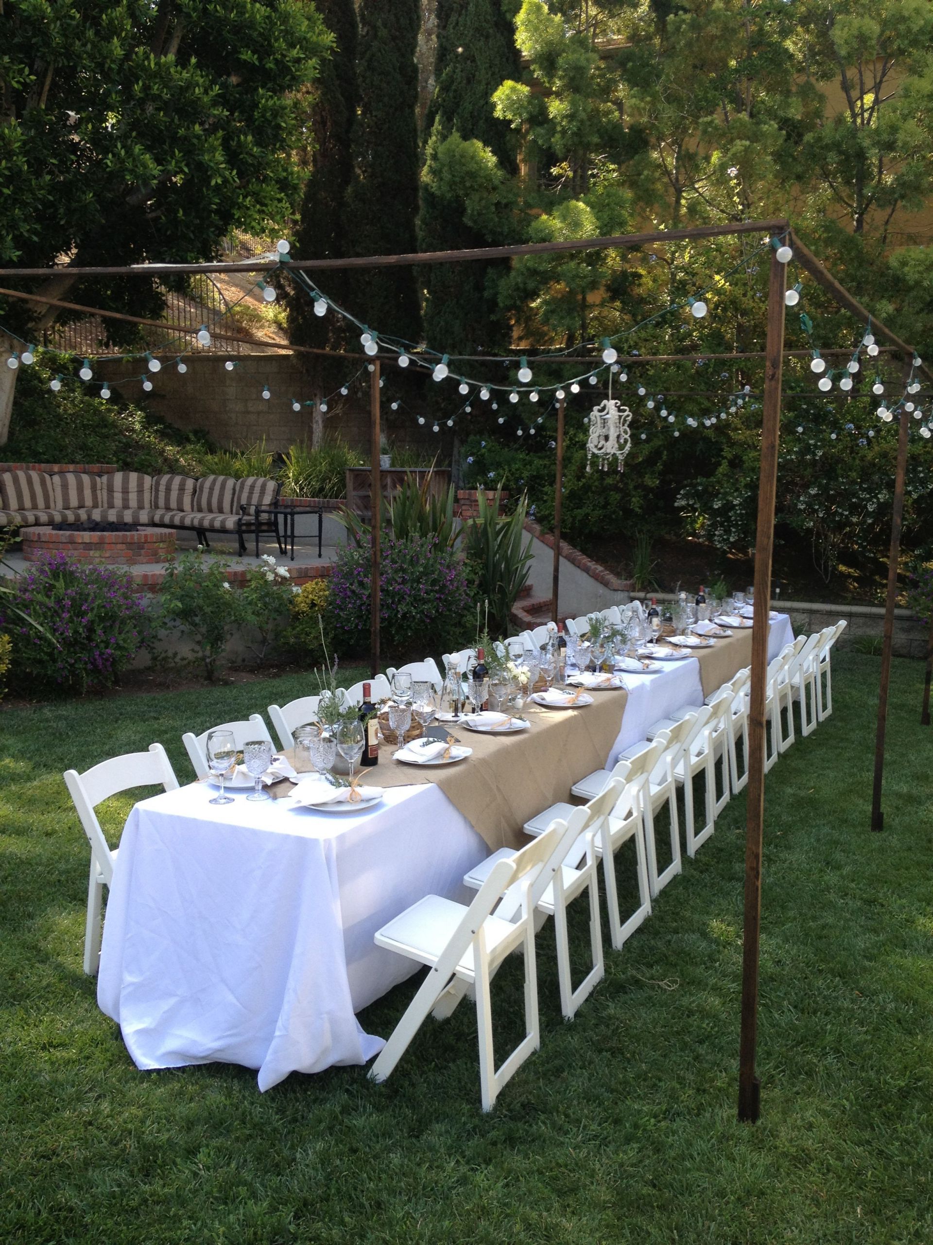 Backyard Dinner Party Ideas
 Outdoor Tuscan Dinner Party