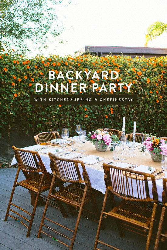 Backyard Dinner Party Ideas
 D E S I G N L O V E F E S T BACKYARD DINNER PARTY