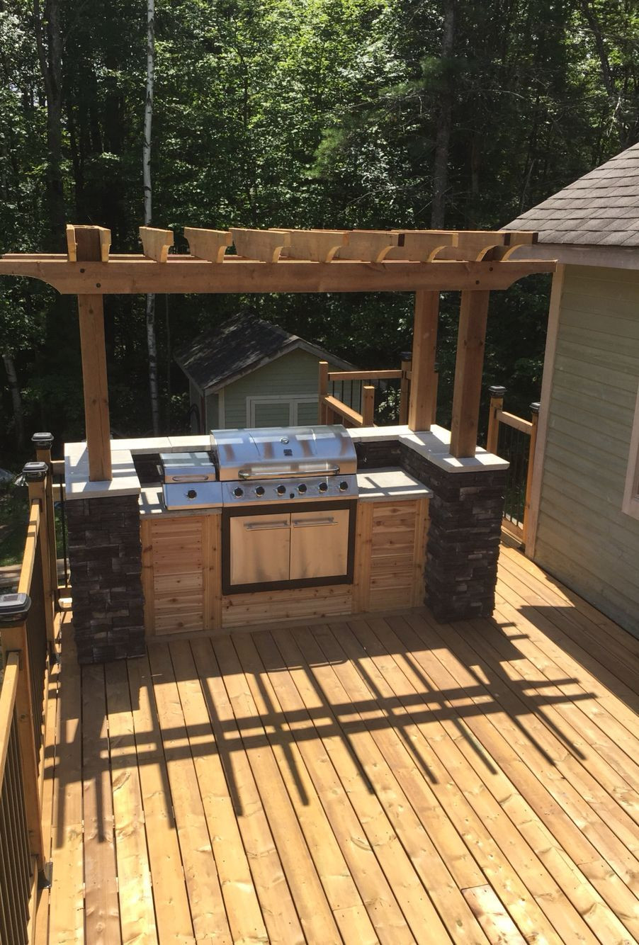 Backyard Grill Area
 40 Best Outdoor Kitchen Design and Ideas in 2019