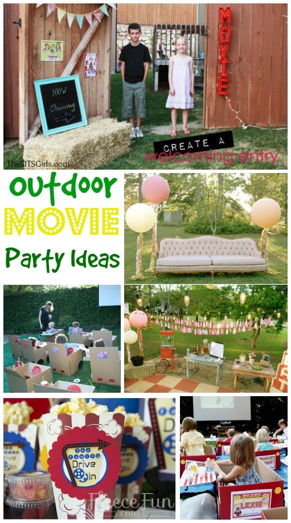 Backyard Movie Ideas
 Movie Party Ideas Perfect For A Drive In At Home