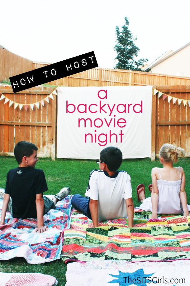 Backyard Movie Night Party Ideas
 Backyard Movie Night DIY Party