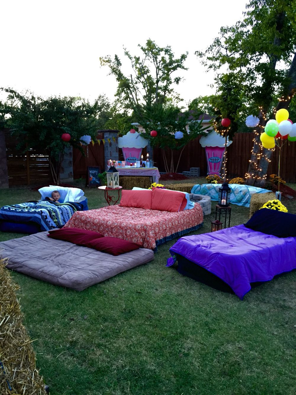 Backyard Movie Night Party Ideas
 Air mattresses for movie night outside