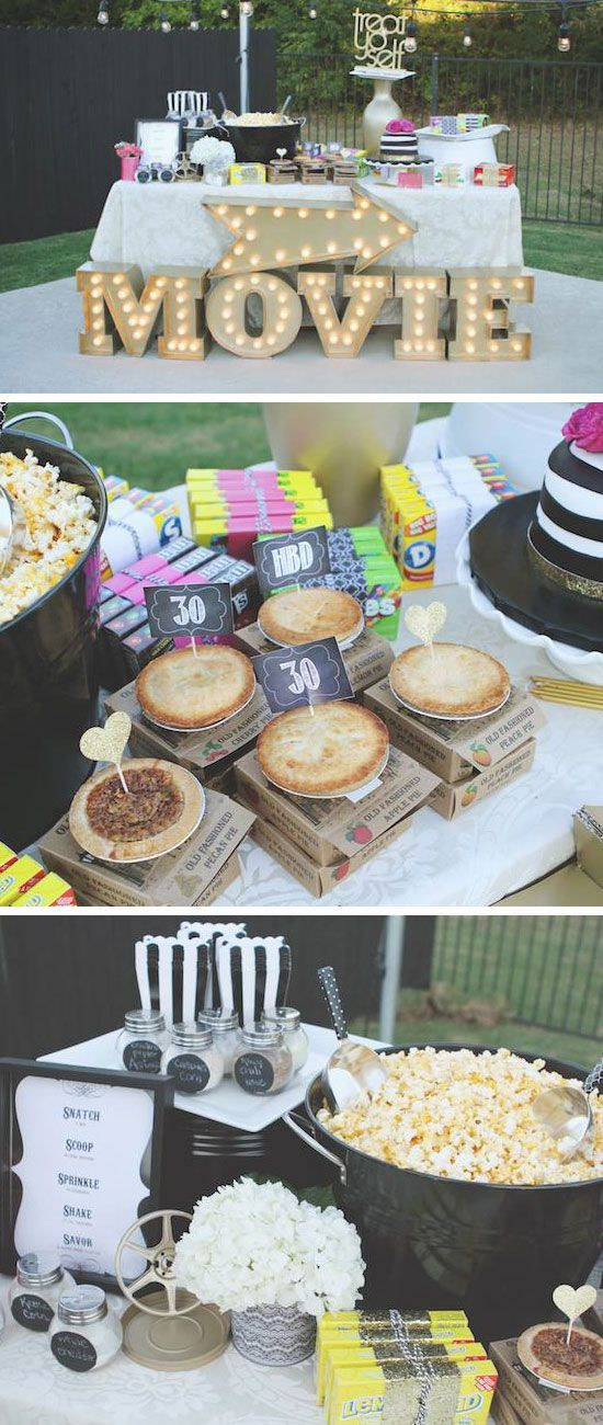 Backyard Party Ideas For Teens
 Outdoor Movie Night