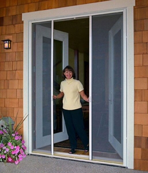 Backyard Screen Door
 Retractable screen doors for french patio doors