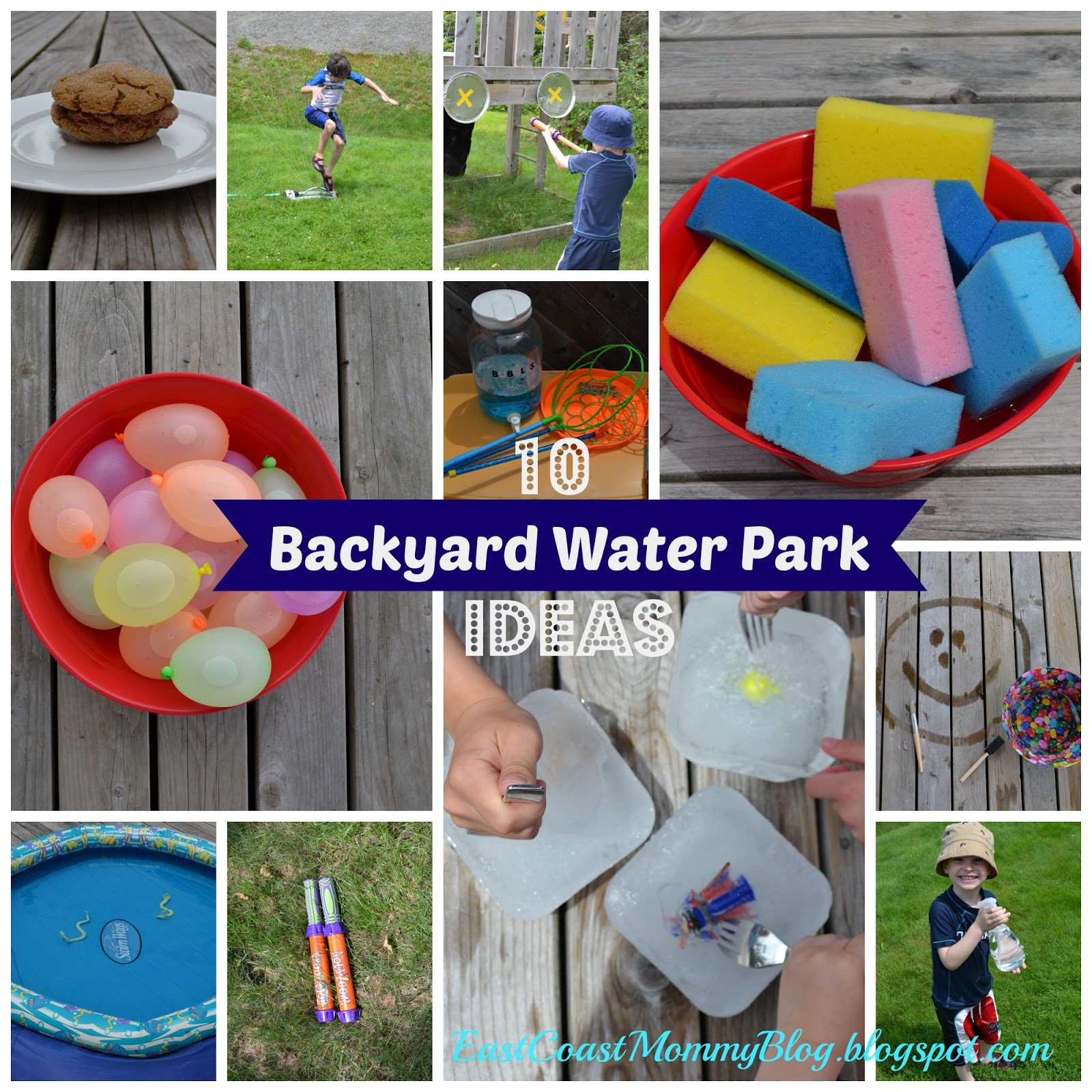 Backyard Water Park Party Ideas
 East Coast Mommy 10 Easy DIY Backyard Water Park Ideas