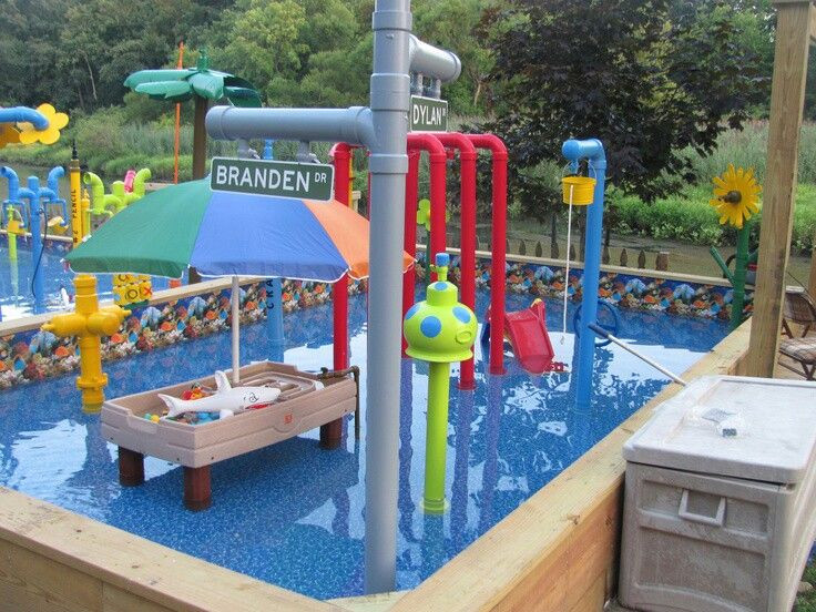 Backyard Water Park Party Ideas
 Backyard water park for the kids