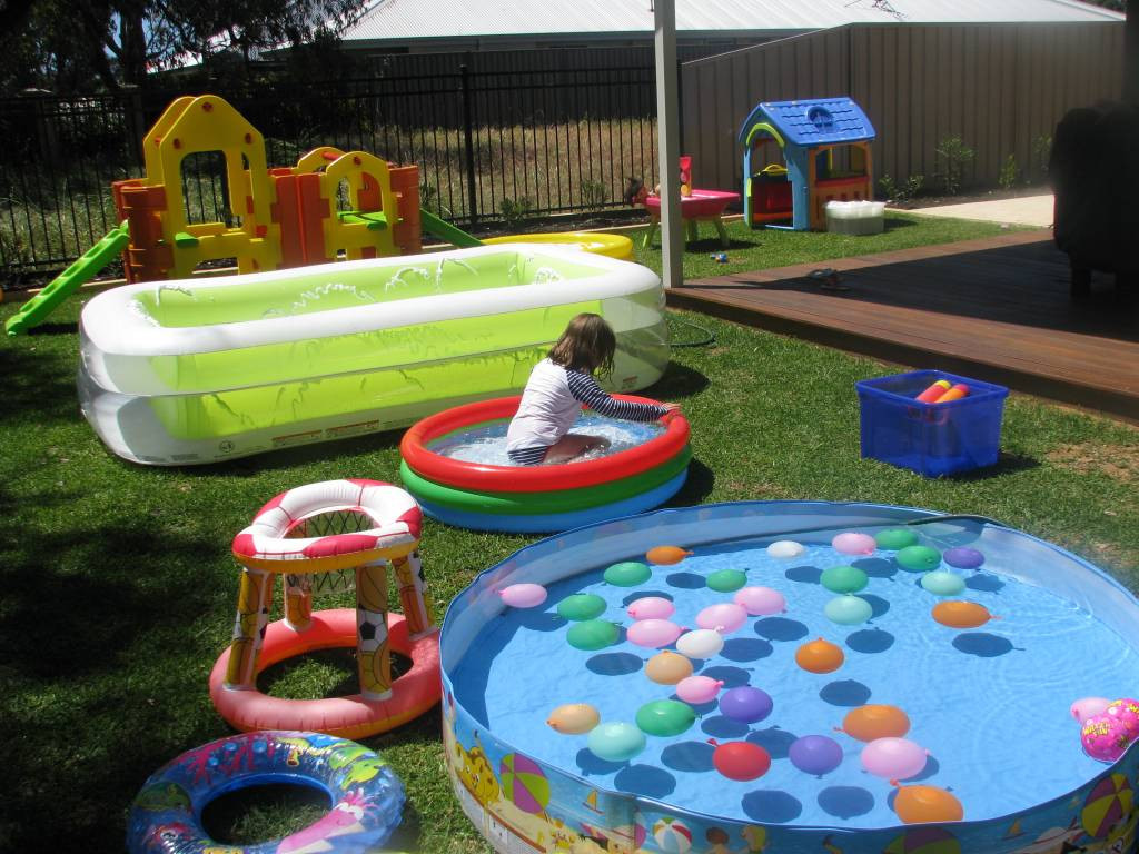 Backyard Water Park Party Ideas
 3 Years 4 Years