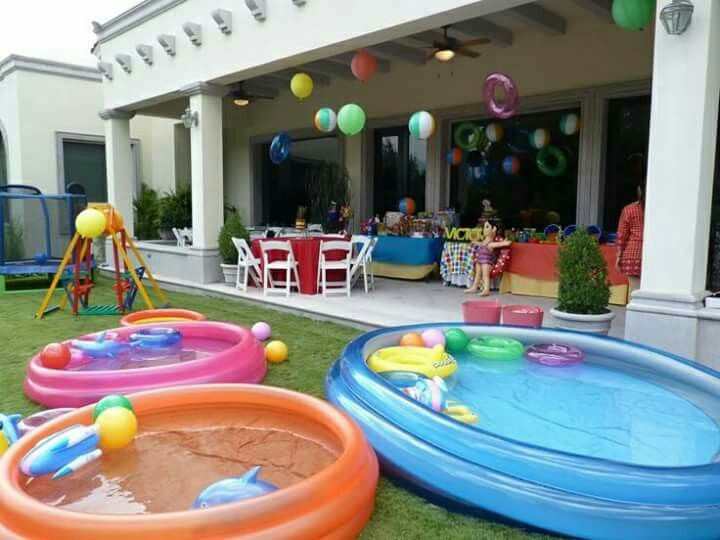 Backyard Water Party Ideas
 Lukes bash First bday ideas