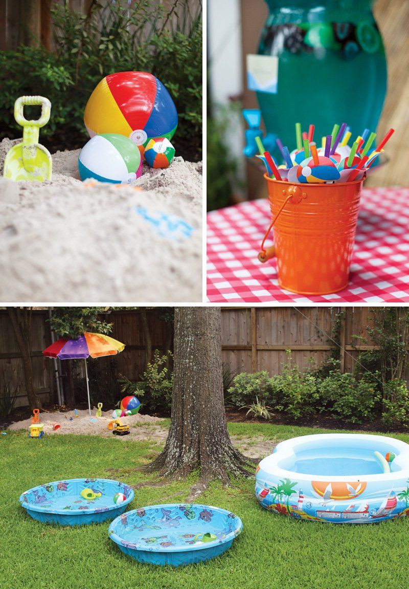 Backyard Water Party Ideas
 Splish Splash Twin s Beach Bash Birthday Party