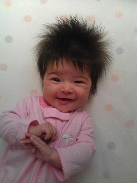 Bad Baby Hair
 Babies with Amazing Full Head Hair The HairCut Web