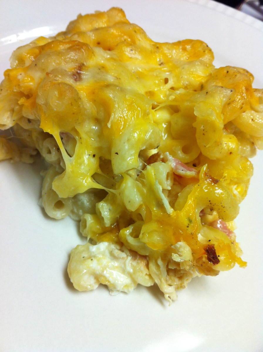 Baked Mac And Cheese With Chicken And Bacon
 Chicken Bacon Ranch Macaroni and Cheese