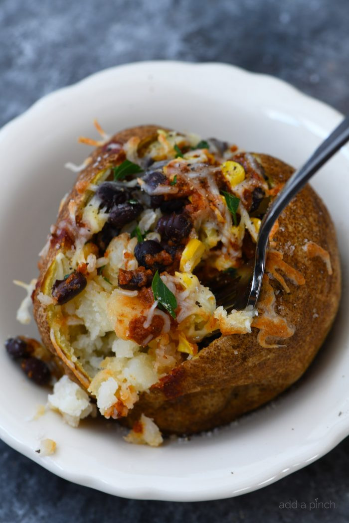 Baked Potato In Air Fryer
 Air Fryer Enchilada Stuffed Baked Potatoes Recipe Add a
