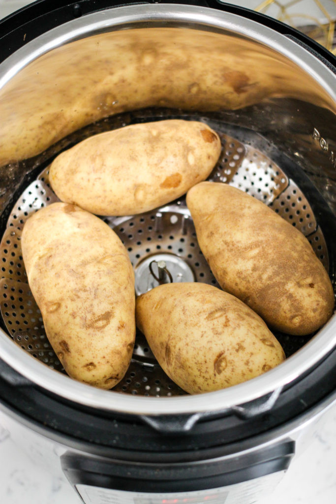 Baked Potato In Instant Pot
 Instant Pot Baked Potatoes with Crispy Skins