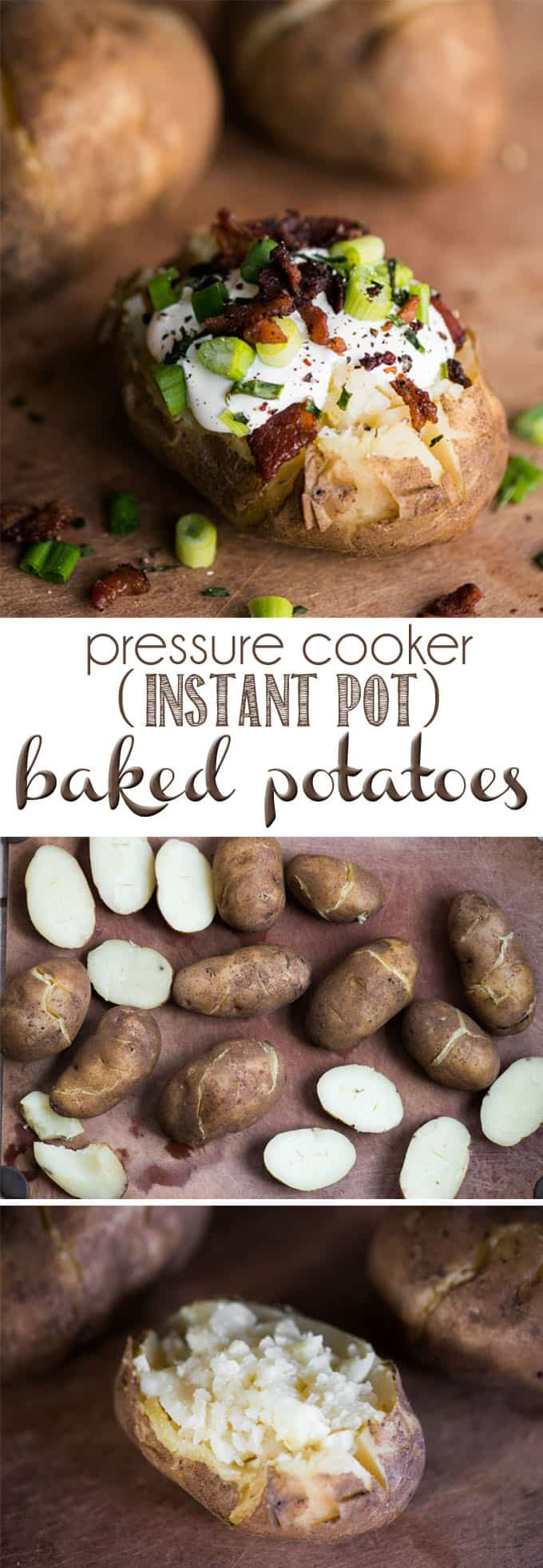Baked Potato In Instant Pot
 Pressure Cooker Instant Pot Baked Potatoes