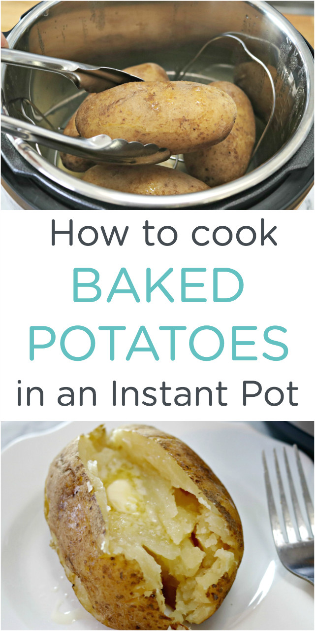 Baked Potato In Instant Pot
 How to Cook Easy Instant Pot Baked Potatoes