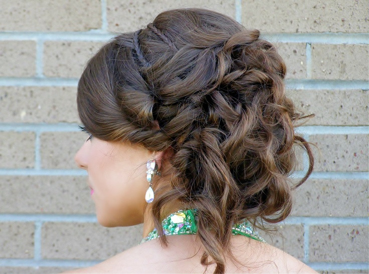 Ball Hairstyles Updo
 17 Best images about Senior Ball Hairstyles on Pinterest