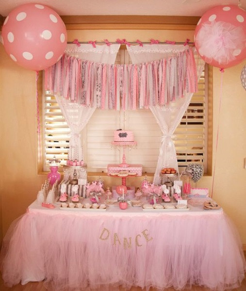 Ballerina Birthday Party Decorations
 60 DIY Ballerina Birthday Party Ideas Pink Lover