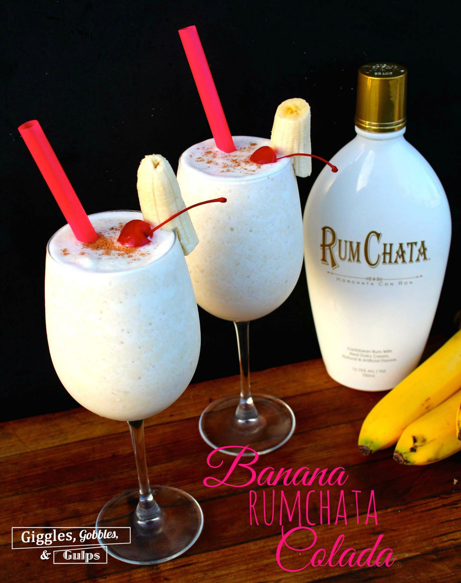 Banana Rum Drinks
 Banana Rumchata Colada