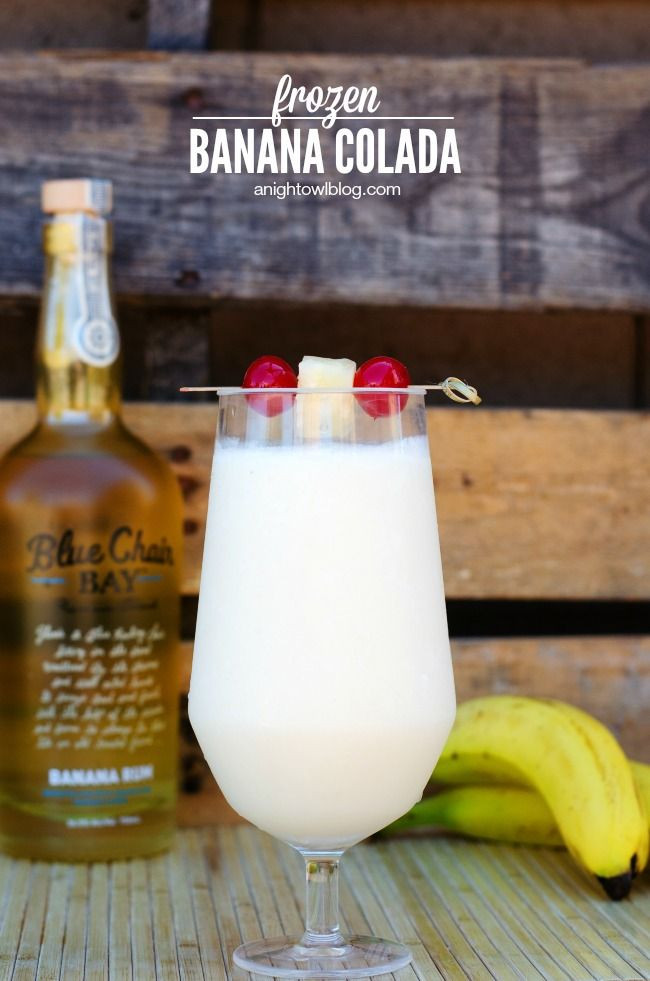 Banana Rum Drinks
 Frozen Banana Colada Recipe Cocktail Recipes