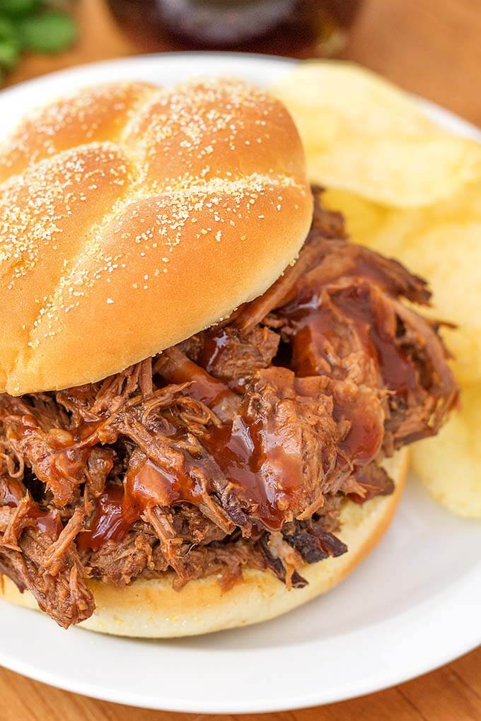 Barbecued Beef Sandwiches
 Instant Pot Barbecue Beef Roast