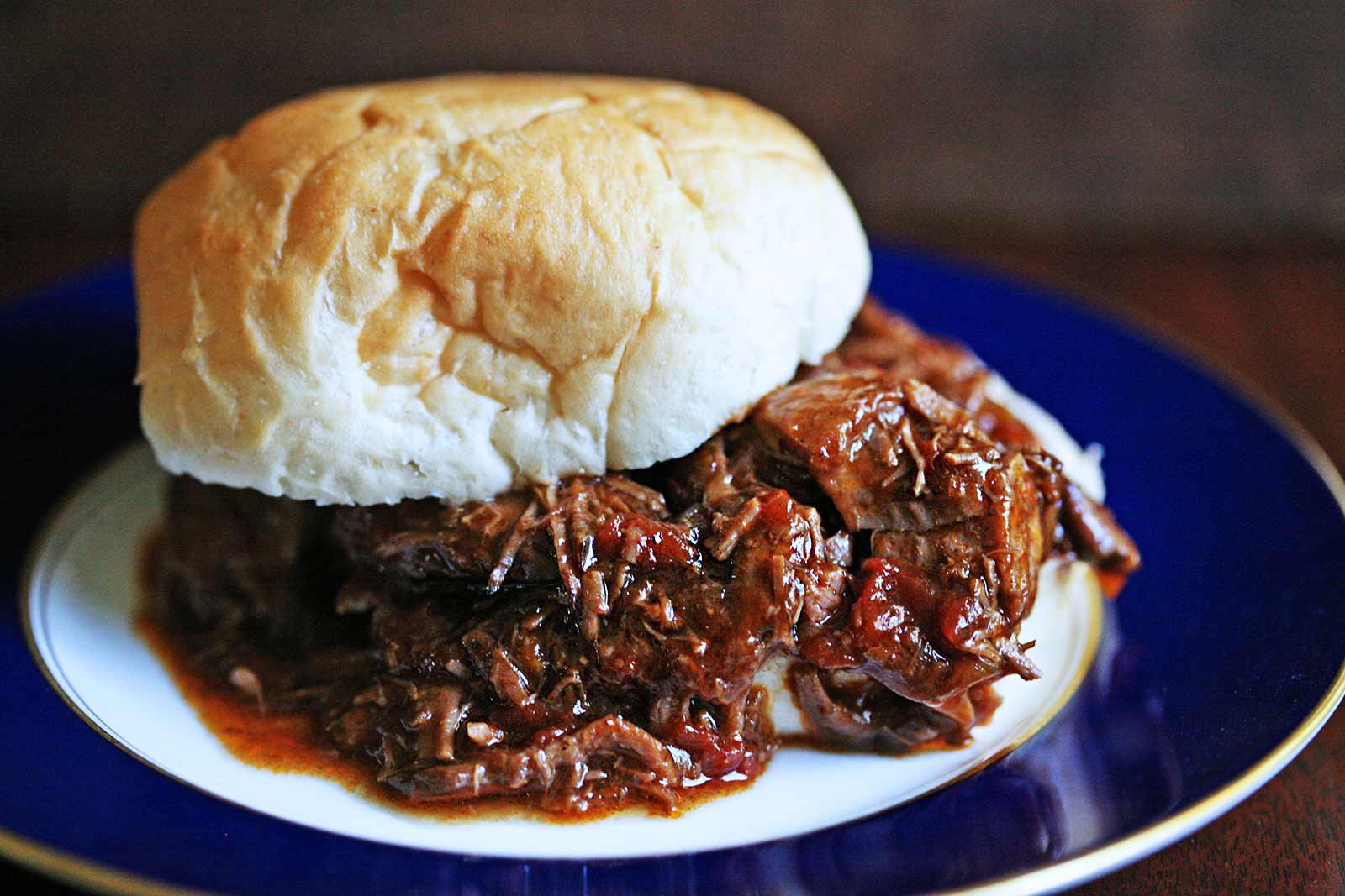 Barbecued Beef Sandwiches
 Braised BBQ Beef Sandwich Recipe