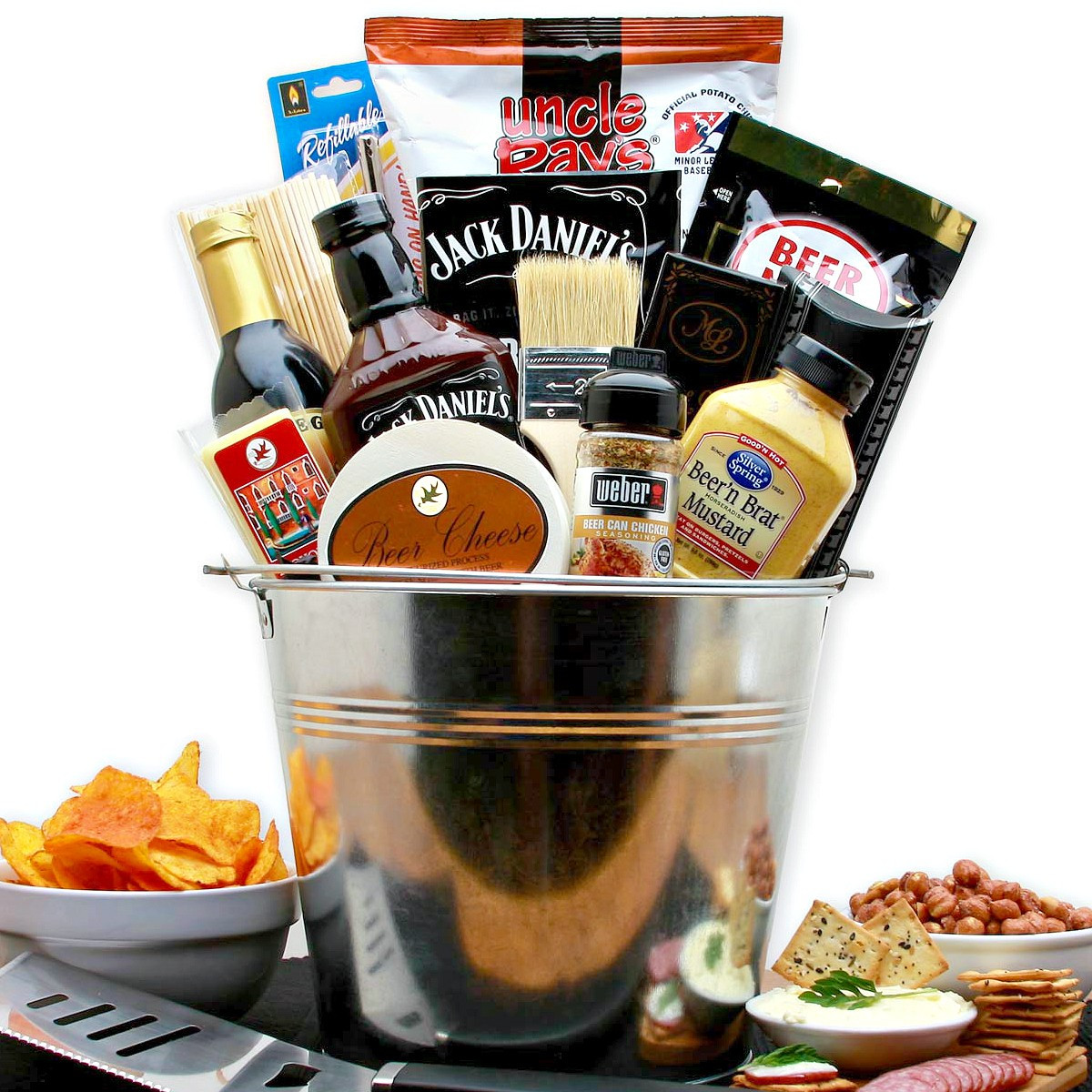 Barbeque Gift Basket Ideas
 BBQ Lovers Grilling Gift Basket and Bar B Q Grilling Tools
