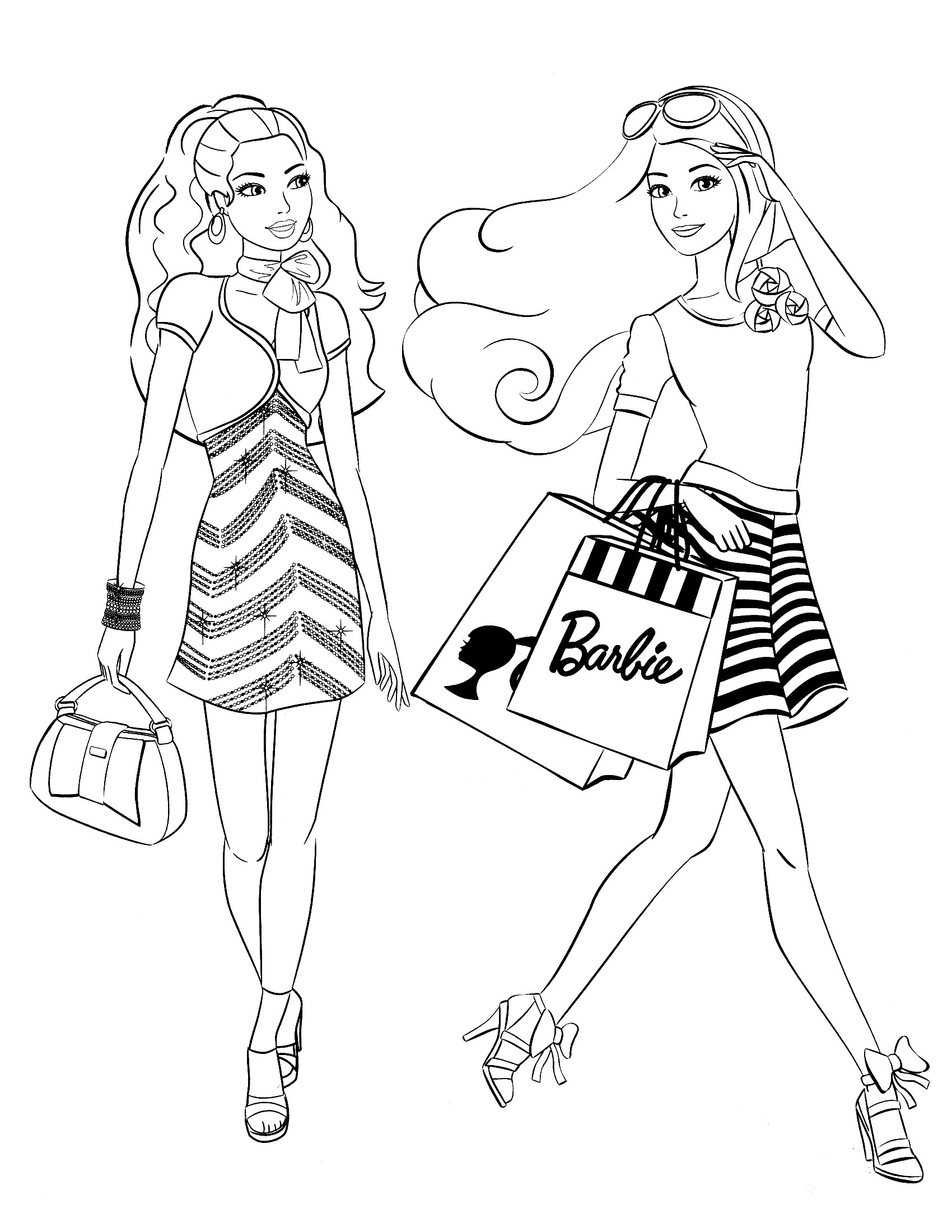 Barbie Coloring Pages For Girls
 85 Barbie Coloring Pages for Girls Barbie Princess