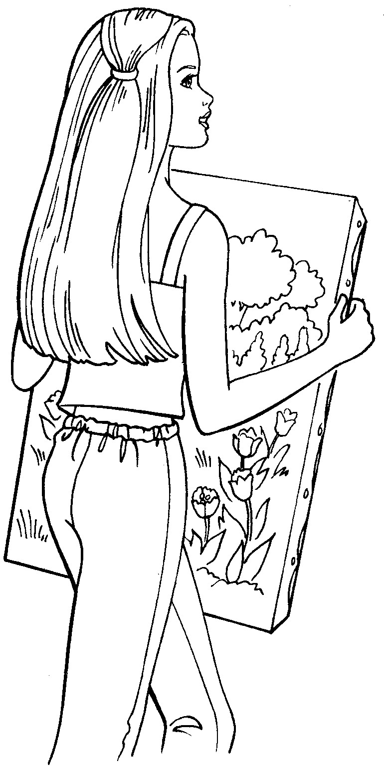 Barbie Coloring Pages For Girls
 BARBIE COLORING PAGES BARBIE COLORING PICTURE