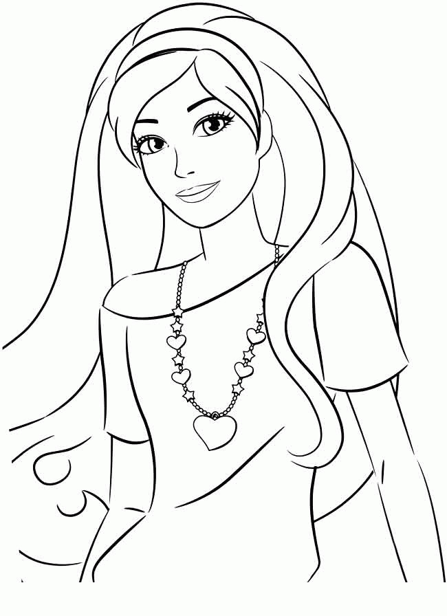 Barbie Coloring Pages For Girls
 Barbie Coloring Pages For Girls To Print Coloring Home