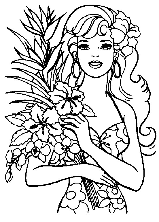 Barbie Coloring Pages For Girls
 erfeidine barbie coloring pages for girls