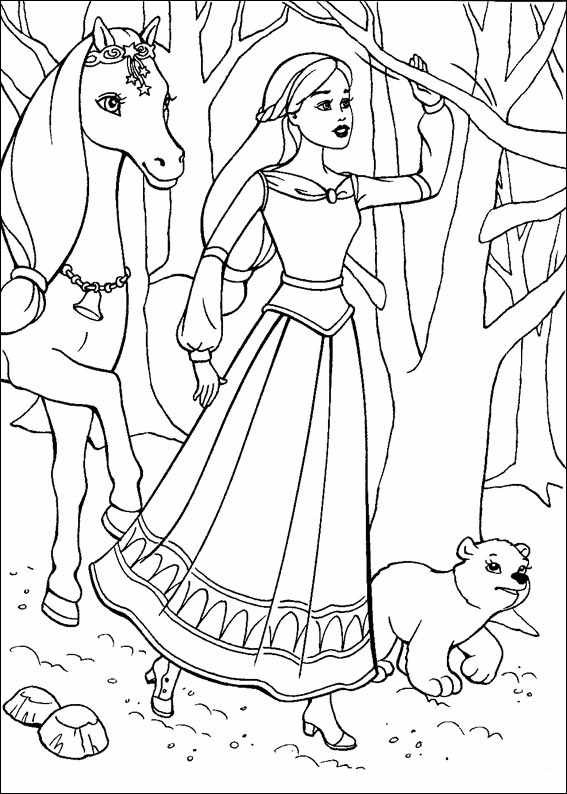 Barbie Coloring Pages For Girls
 Barbie Coloring Pages