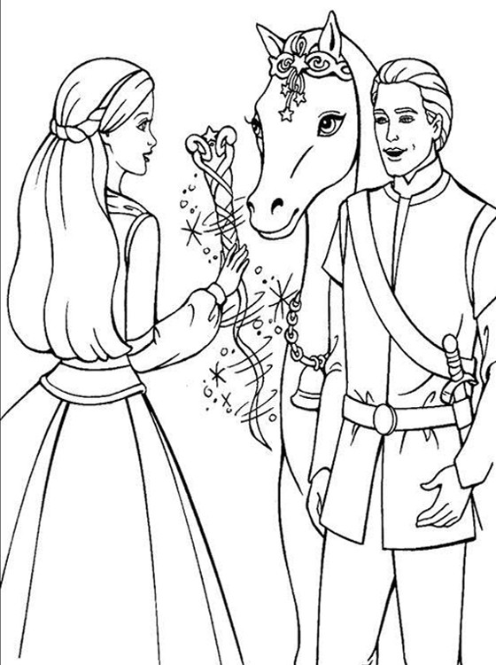 Barbie Coloring Pages For Kids
 Kids Page Barbie Coloring Pages for Childrens