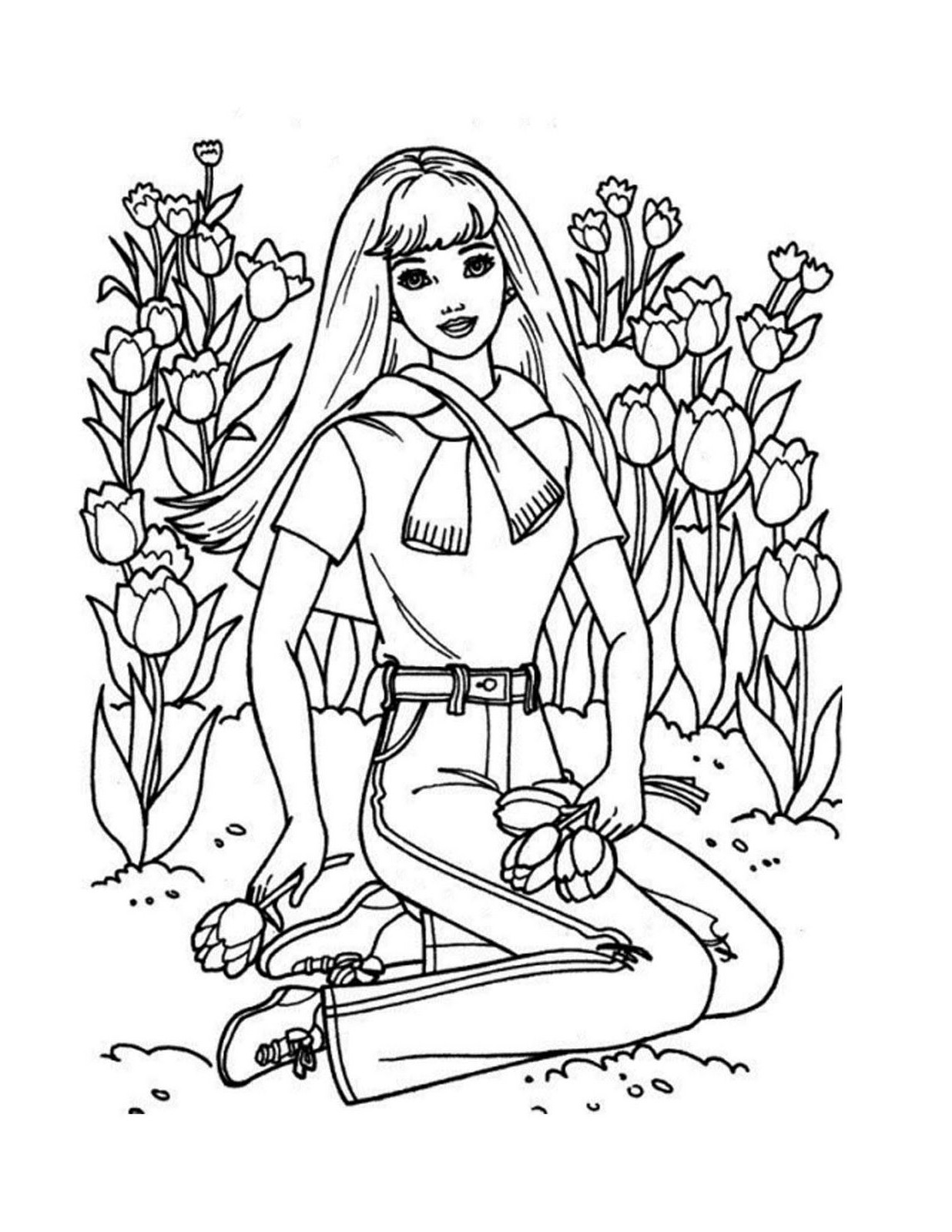 Barbie Coloring Pages Printable
 Free Coloring Pages Barbie Coloring Pages
