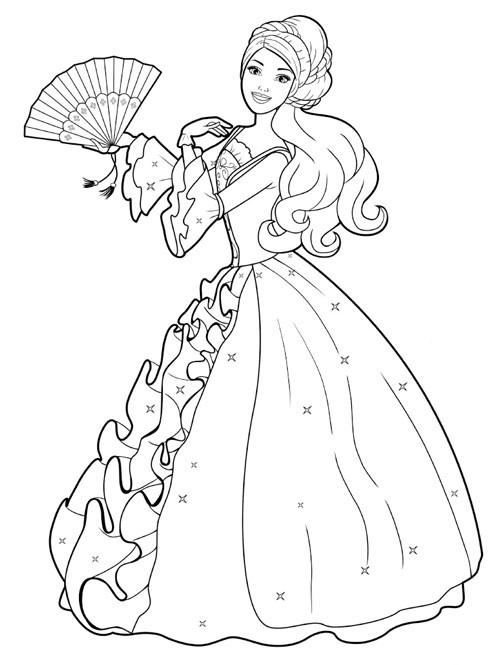 Barbie Coloring Pages Printable
 Barbie Coloring Pages