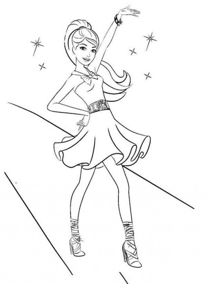 Barbie Coloring Pages Printable
 Oliveira Fashionando