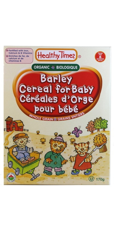 Barley Baby Cereal
 Buy Healthy Times Organic Barley Cereal For Baby 170 g
