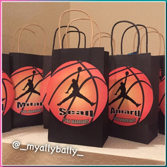 Basketball Gift Bag Ideas
 Items similar to Made to Order Basketball Personalized