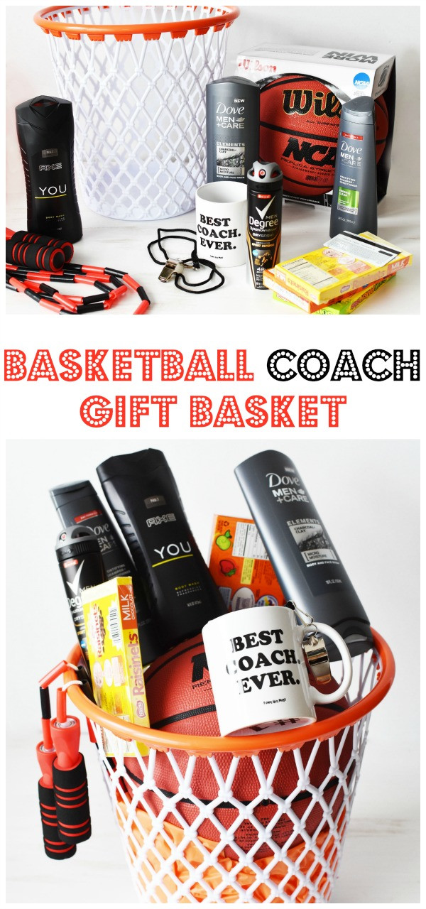 Basketball Gift Basket Ideas
 The BEST DIY Basketball Coach Themed Gift Basket They will